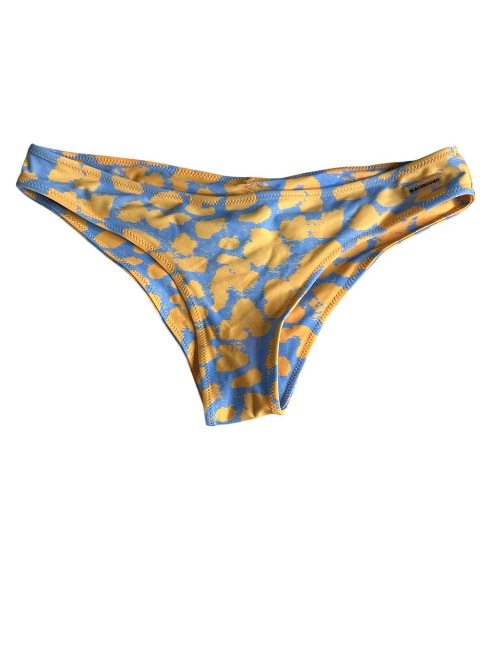 BLACKBOUGH Bikini Bottom. Blue and Yellow. Size Large